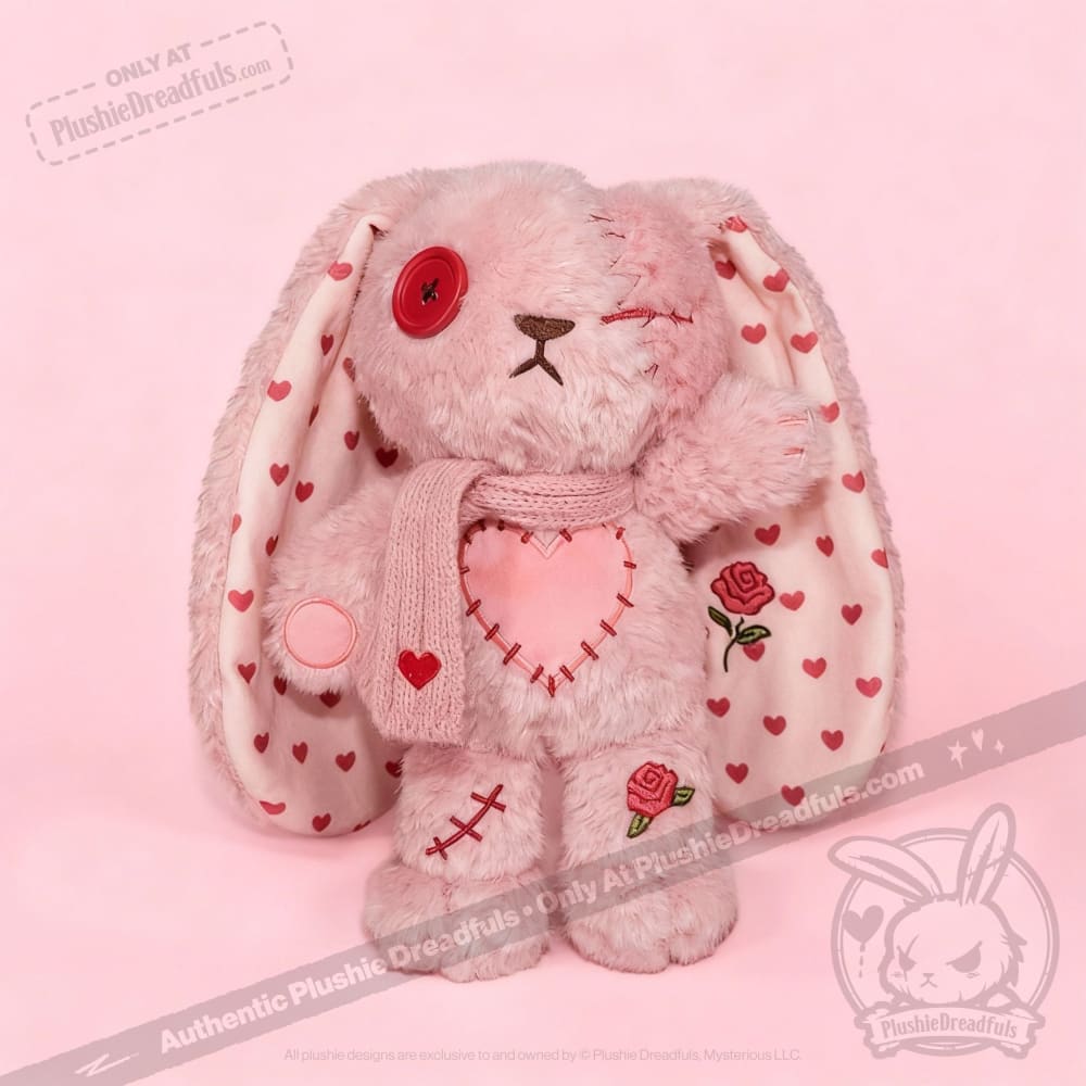 Plushie Dreadfuls - Rose Love Rabbit - Plush Stuffed Animal toy