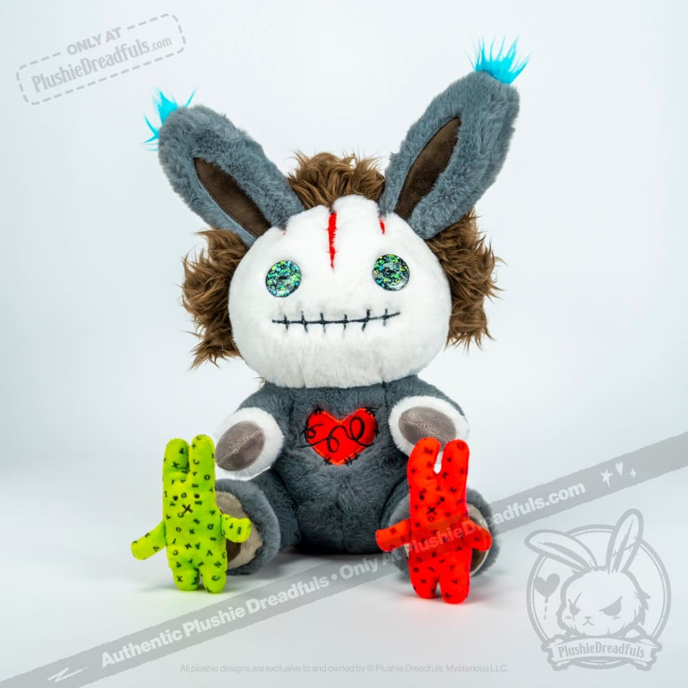 Plushie Dreadfuls - Schizophrenia Rabbit - Plush Stuffed Animal - Mysterious