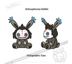 Plushie Dreadfuls - Schizophrenia Rabbit - Plush Stuffed Animal - Mysterious