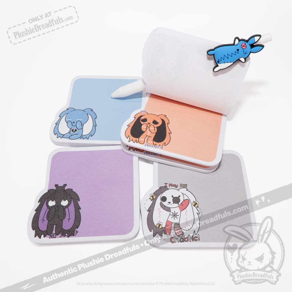 Plushie Dreadfuls - Sticky Note Four Pack notepad
