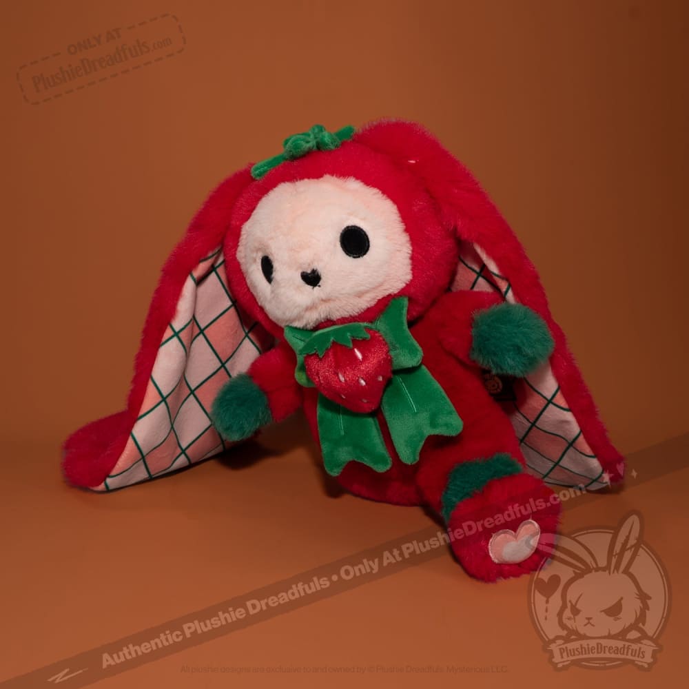 Plushie Dreadfuls - Strawbunny Rabbit - Plush Stuffed Animal toy