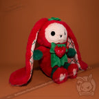 Plushie Dreadfuls - Strawbunny Rabbit - Plush Stuffed Animal toy