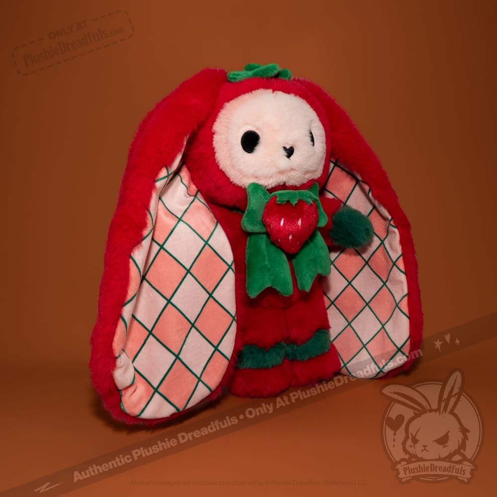Plushie Dreadfuls - Strawbunny Rabbit - Plush Stuffed Animal toy