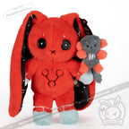 Plushie Dreadfuls - Substance Use Disorder Bunny Plush Stuffed Animal Plush