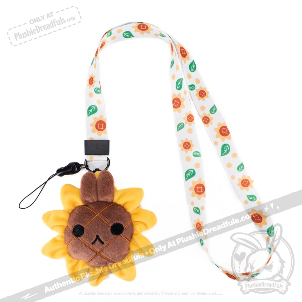 Plushie Dreadfuls Sunflower Bunny Lanyard Strap Lanyard