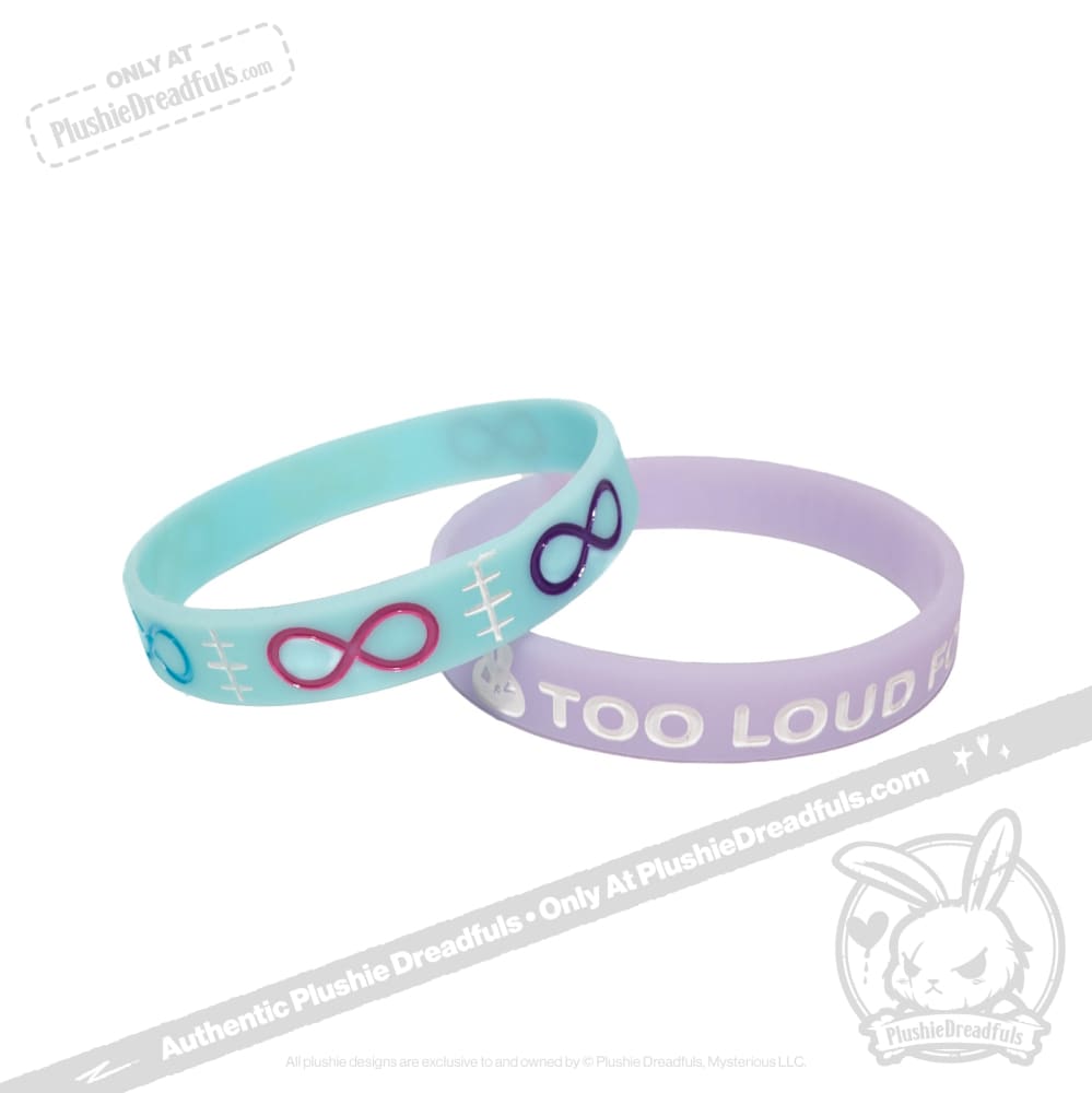 Plushie Dreadfuls - Too Loud For This Bunny Glow in the Dark Bracelet Set Bracelet