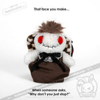 Plushie Dreadfuls - Trichotillomania Rabbit Plush Stuffed Animal Plush