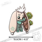 Plushie Dreadfuls Vinyl Sticker Pack Vol. 3 - Buns At Work sticker