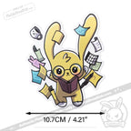 Plushie Dreadfuls Vinyl Sticker Pack Vol. 3 - Buns At Work sticker