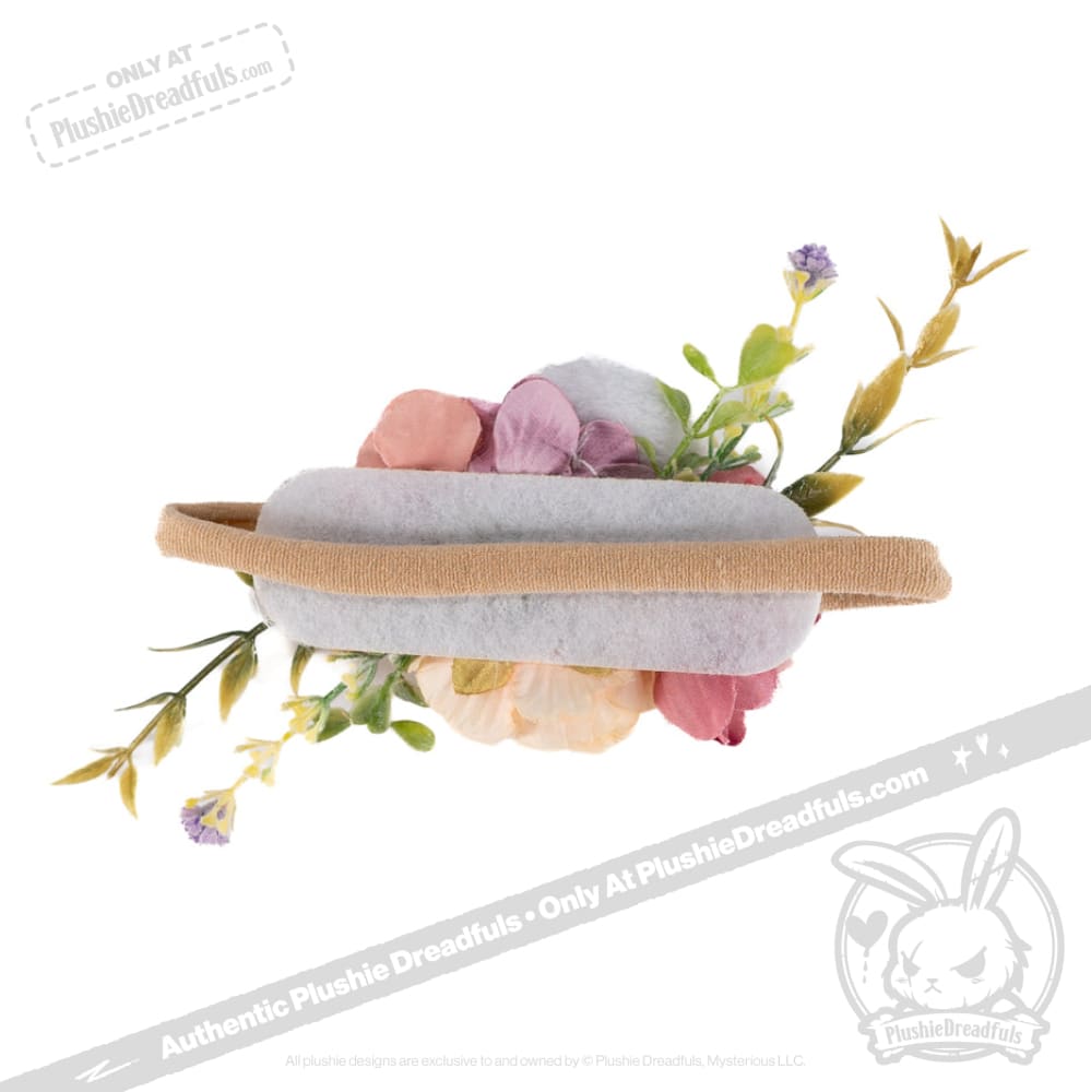 Plushie Notions - Skelly Bun Flower Crown Accessory - Mysterious