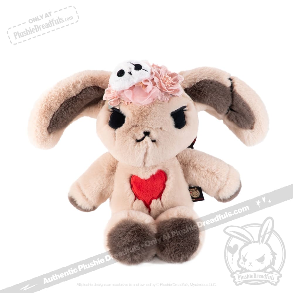 Plushie Notions - Skelly Bun Flower Crown Accessory Peach accessory