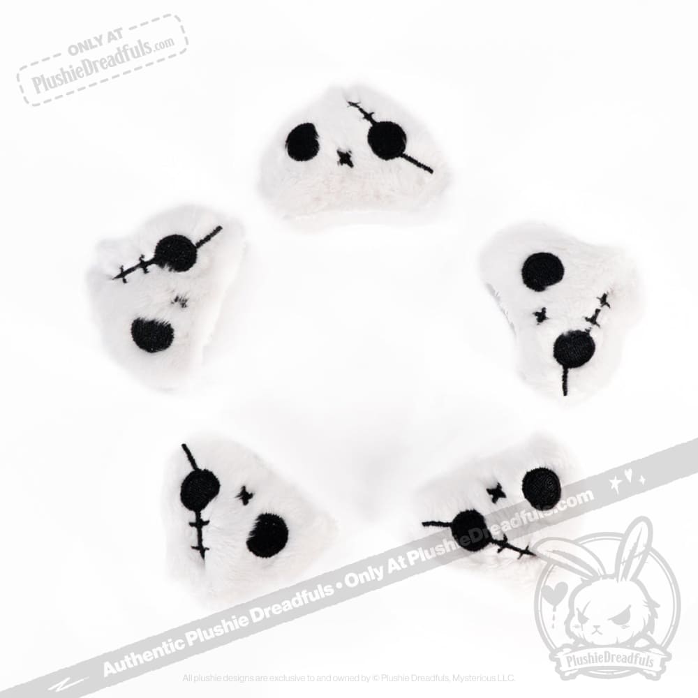 Plushie Notions - Skelly Bun Mini Plushies For Diy Plush Accessory
