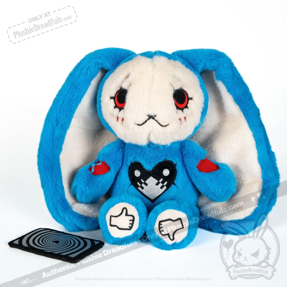 Plushie Dreadfuls -  Screen Addict Rabbit - Plush Stuffed Animal - Mysterious