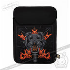 Plushie Dreadfuls Printed Laptop Tablet Sleeve Anxiety - Black Edition Ipad Case