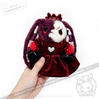 Queen of Hearts Rabbit Plush Keychain Accessory - Keychain