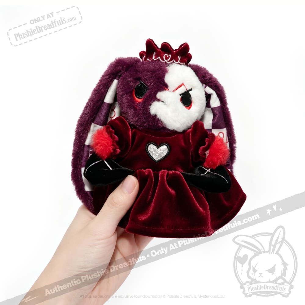 Queen of Hearts Rabbit Plush Keychain Accessory - Keychain