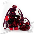 Queen of Hearts Rabbit Plush Keychain Accessory - Keychain