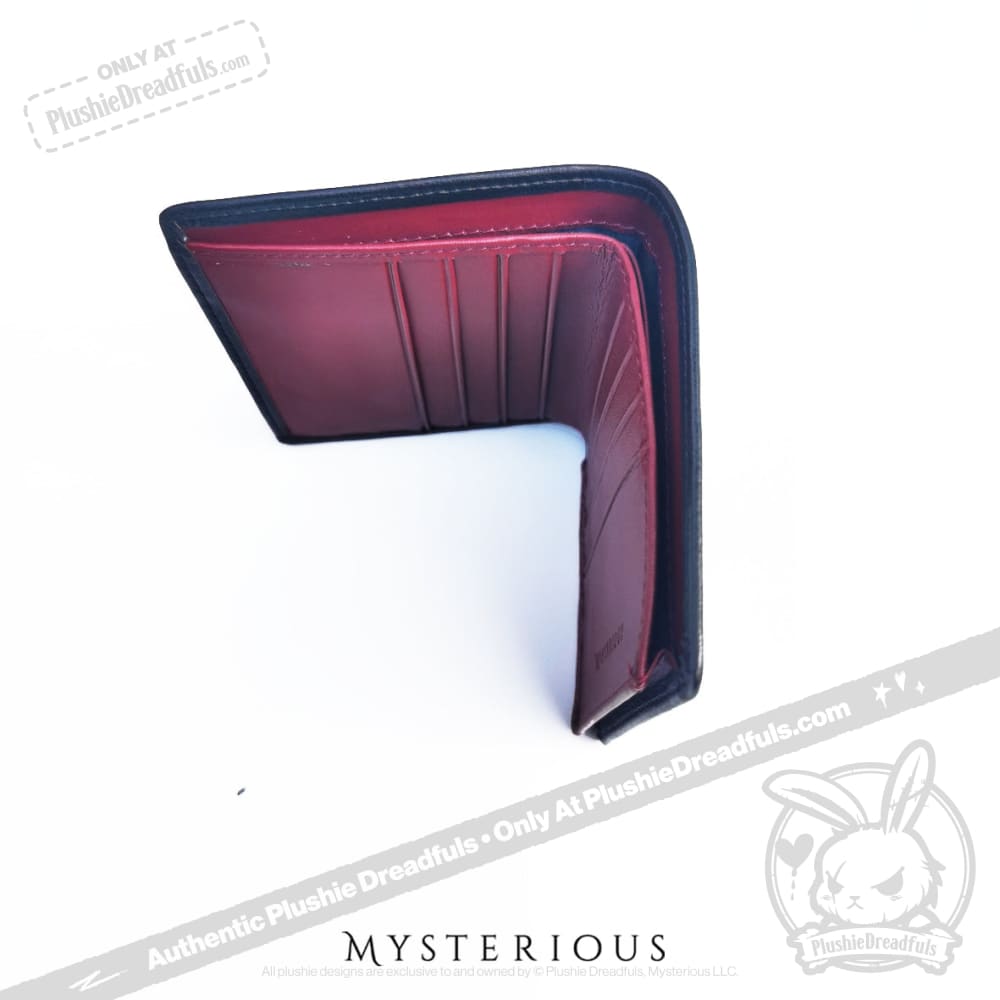 Angry and Love Rabbit Leather Wallet - Mysterious
