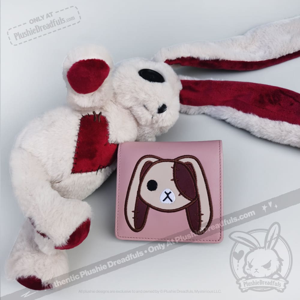 Angry and Love Rabbit Leather Wallet - Mysterious