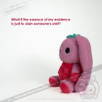 Plushie Dreadfuls - Raspberry Bunny Plush Stuffed Animal Toy