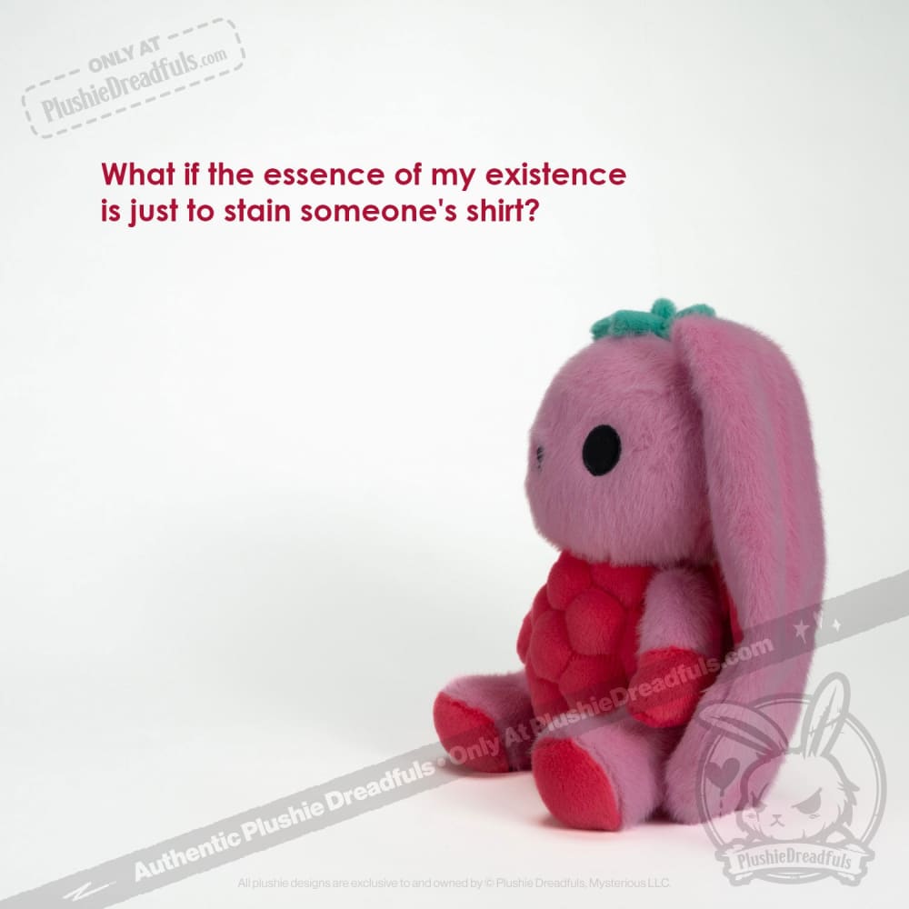 Plushie Dreadfuls - Raspberry Bunny Plush Stuffed Animal Toy