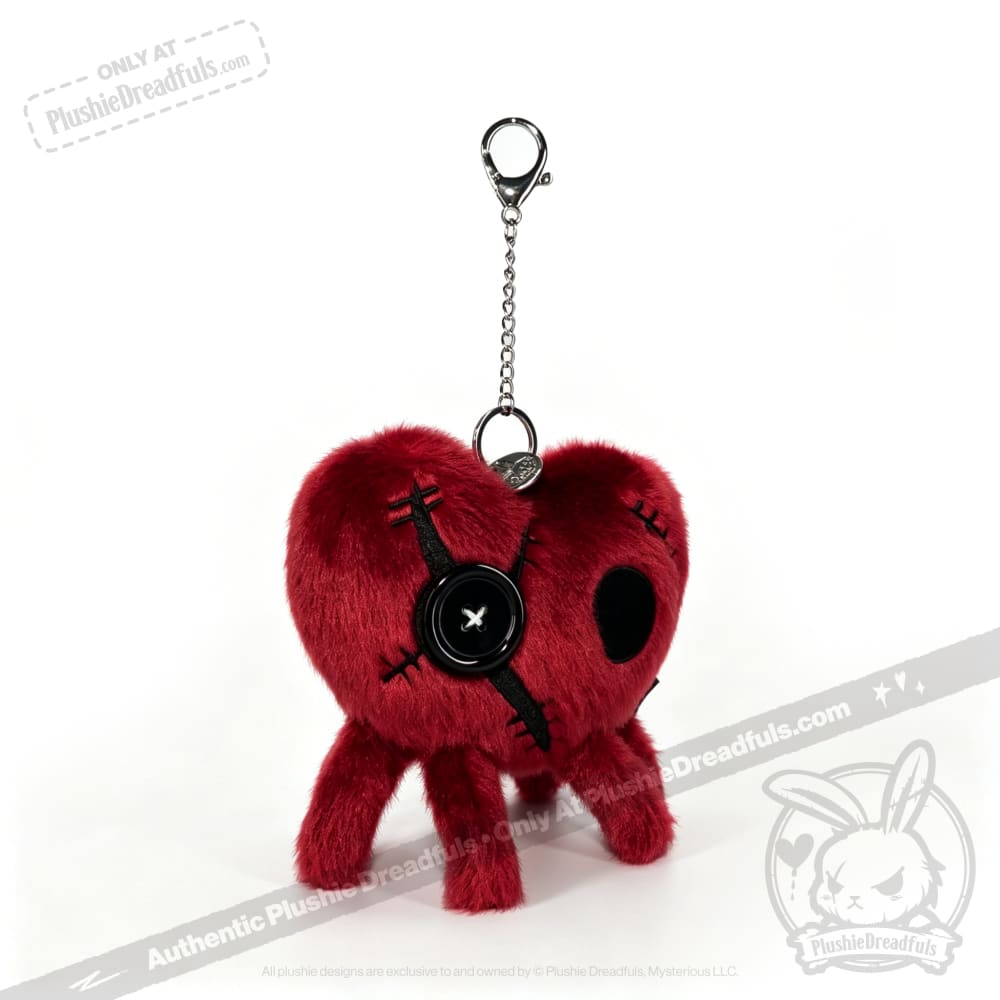 Rogue Broken Heart Plush Keychain Accessory - Keychain
