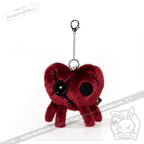 Rogue Broken Heart Plush Keychain Accessory - Keychain