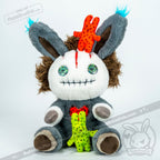Plushie Dreadfuls - Schizophrenia Rabbit - Plush Stuffed Animal - Mysterious