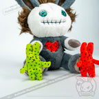 Plushie Dreadfuls - Schizophrenia Rabbit - Plush Stuffed Animal - Mysterious