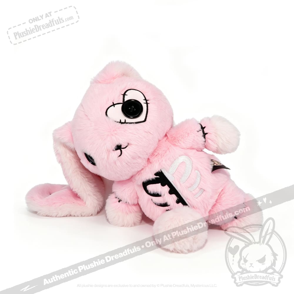 Plushie Dreadfuls - Scoliosis Rabbit Pink Limited Edition - Plush Stuffed Animal - plush