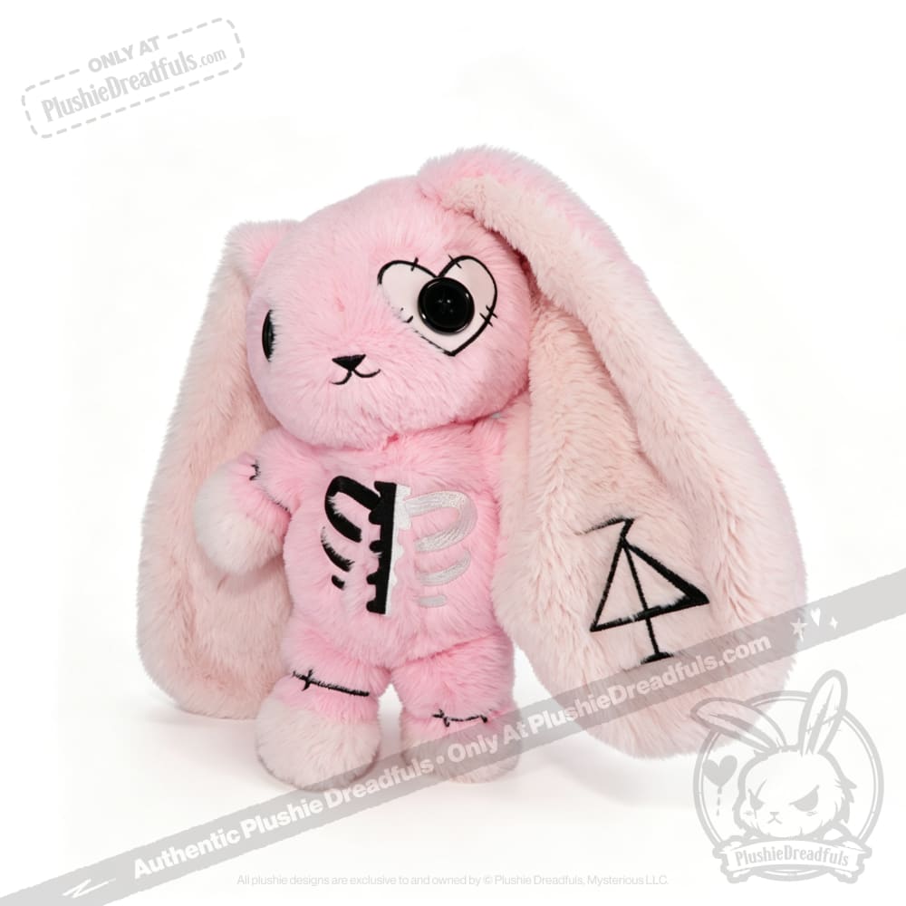 Plushie Dreadfuls - Scoliosis Rabbit Pink Limited Edition - Plush Stuffed Animal - plush