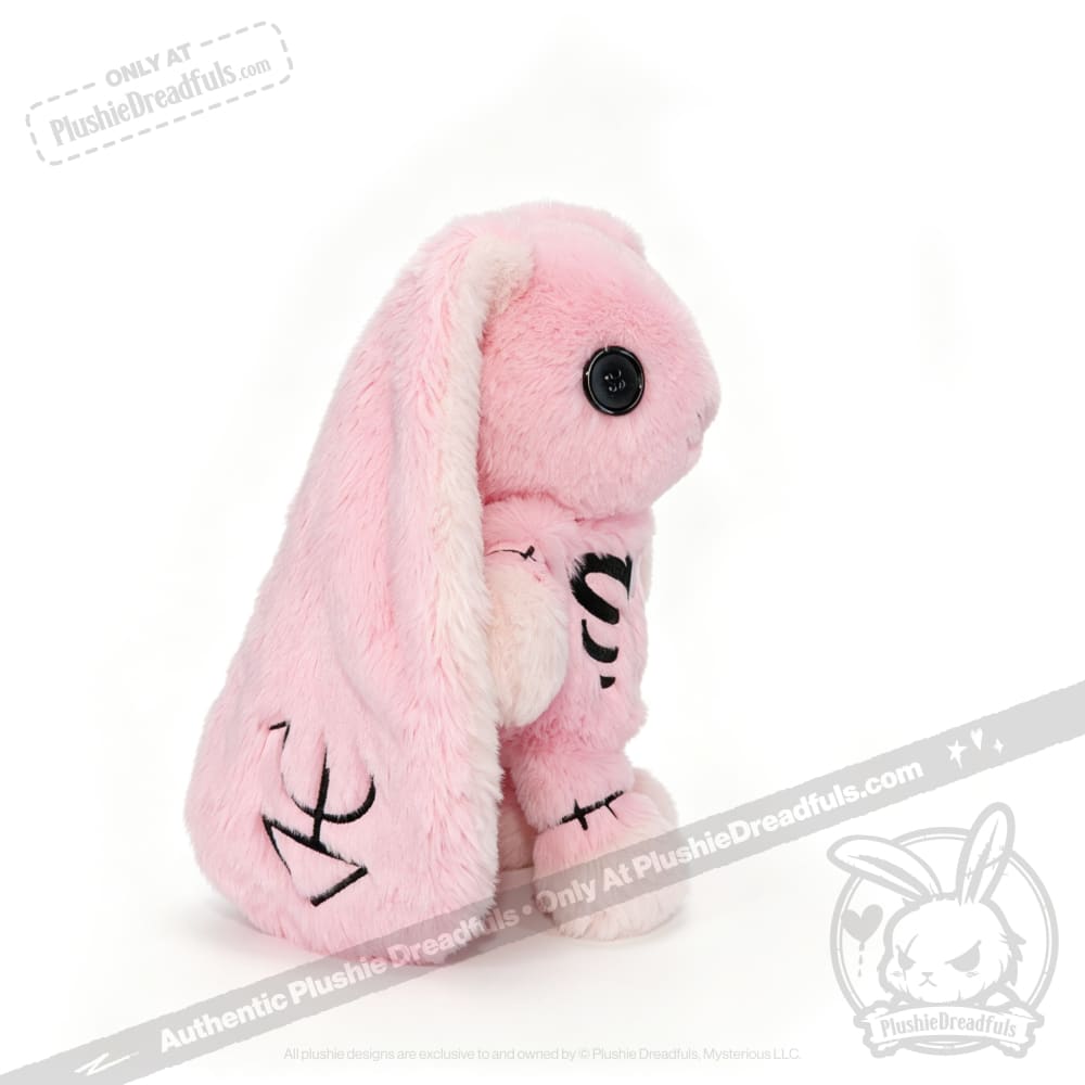 Plushie Dreadfuls - Scoliosis Rabbit Pink Limited Edition - Plush Stuffed Animal - plush