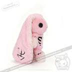 Plushie Dreadfuls - Scoliosis Rabbit Pink Limited Edition - Plush Stuffed Animal - plush