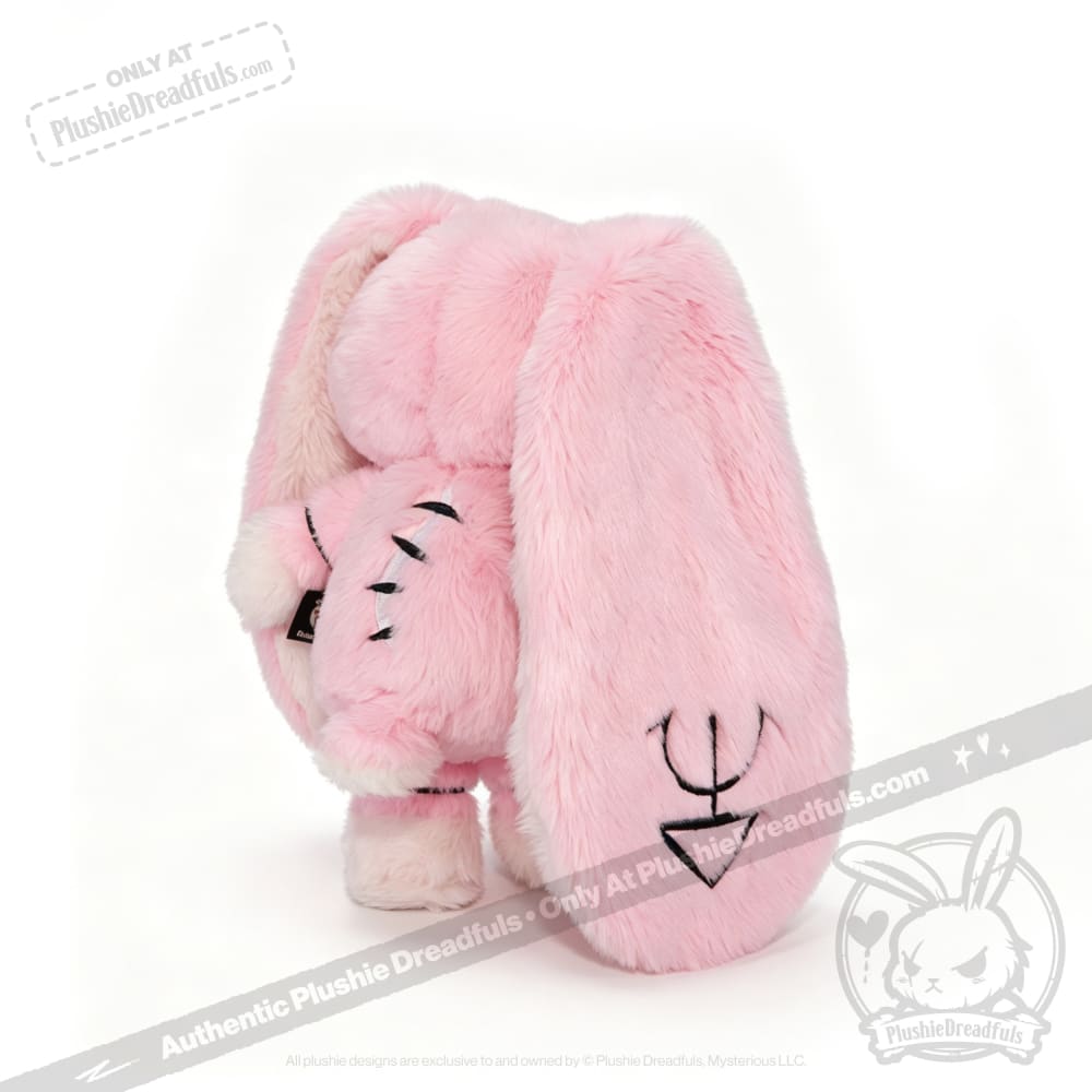 Plushie Dreadfuls - Scoliosis Rabbit Pink Limited Edition - Plush Stuffed Animal - plush