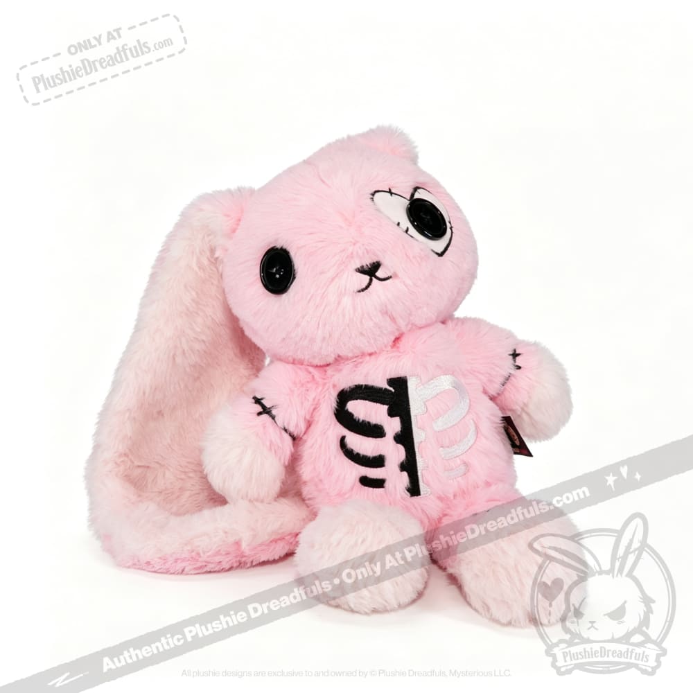 Plushie Dreadfuls - Scoliosis Rabbit Pink Limited Edition - Plush Stuffed Animal - plush