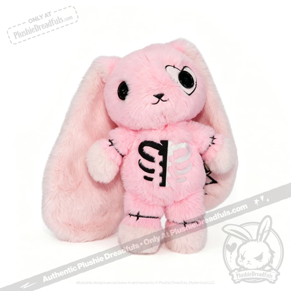 Plushie Dreadfuls - Scoliosis Rabbit Pink Limited Edition - Plush Stuffed Animal - plush