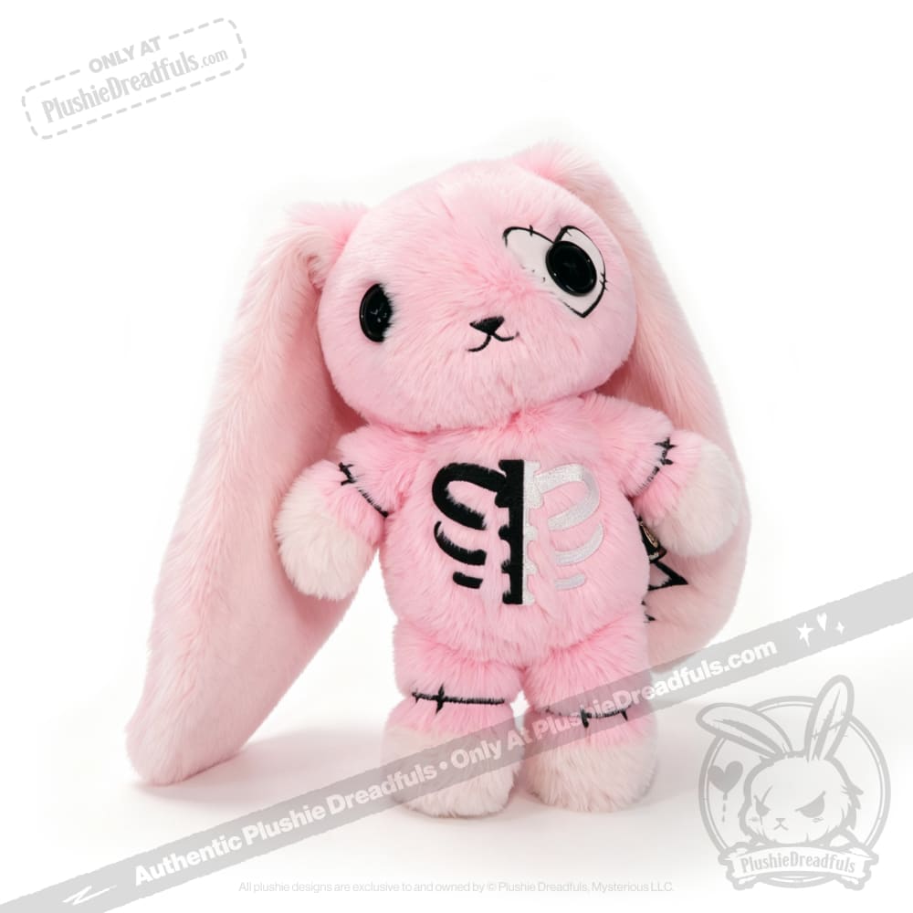 Plushie Dreadfuls - Scoliosis Rabbit Pink Limited Edition - Plush Stuffed Animal - plush