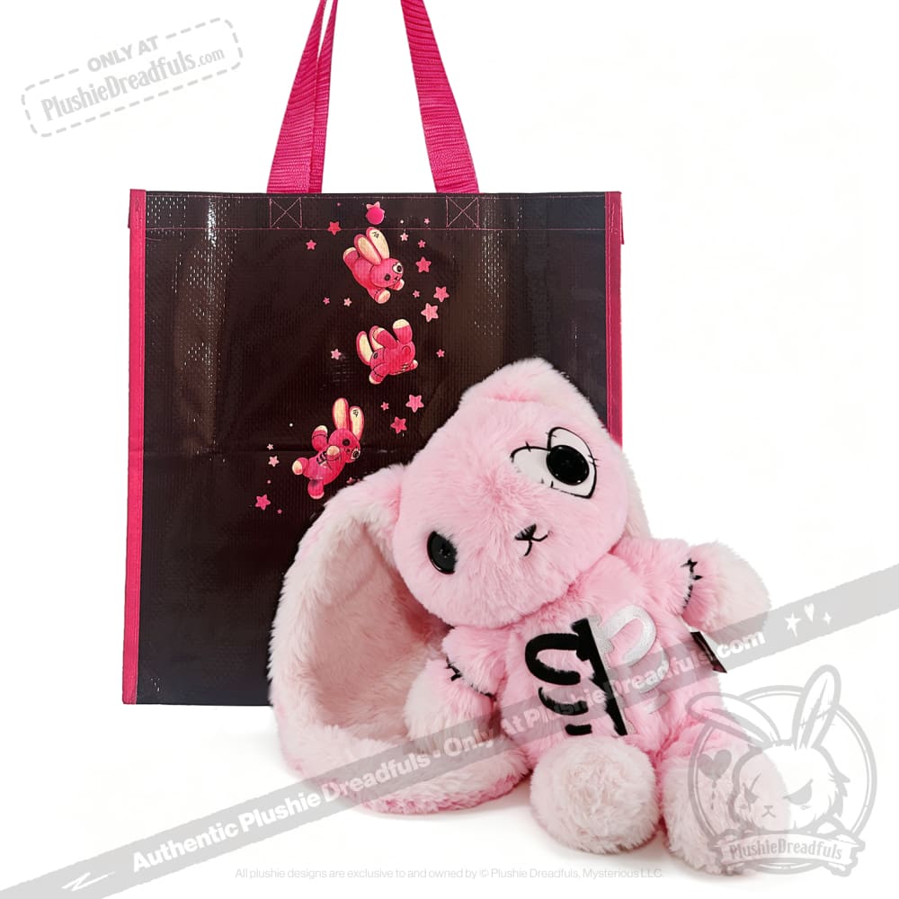 Plushie Dreadfuls - Scoliosis Rabbit Pink Limited Edition - Plush Stuffed Animal - plush