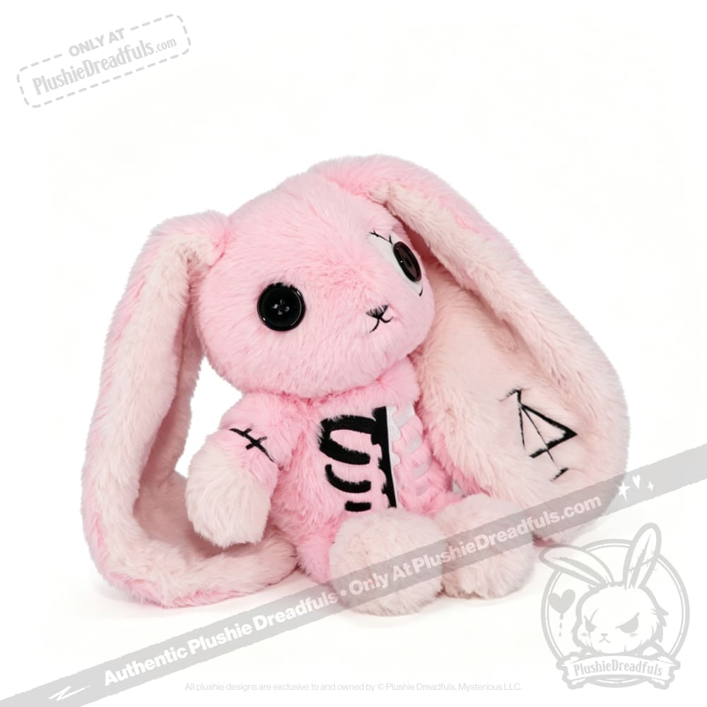 Plushie Dreadfuls - Scoliosis Rabbit Pink Limited Edition - Plush Stuffed Animal - plush