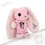 Plushie Dreadfuls - Scoliosis Rabbit Pink Limited Edition - Plush Stuffed Animal - plush
