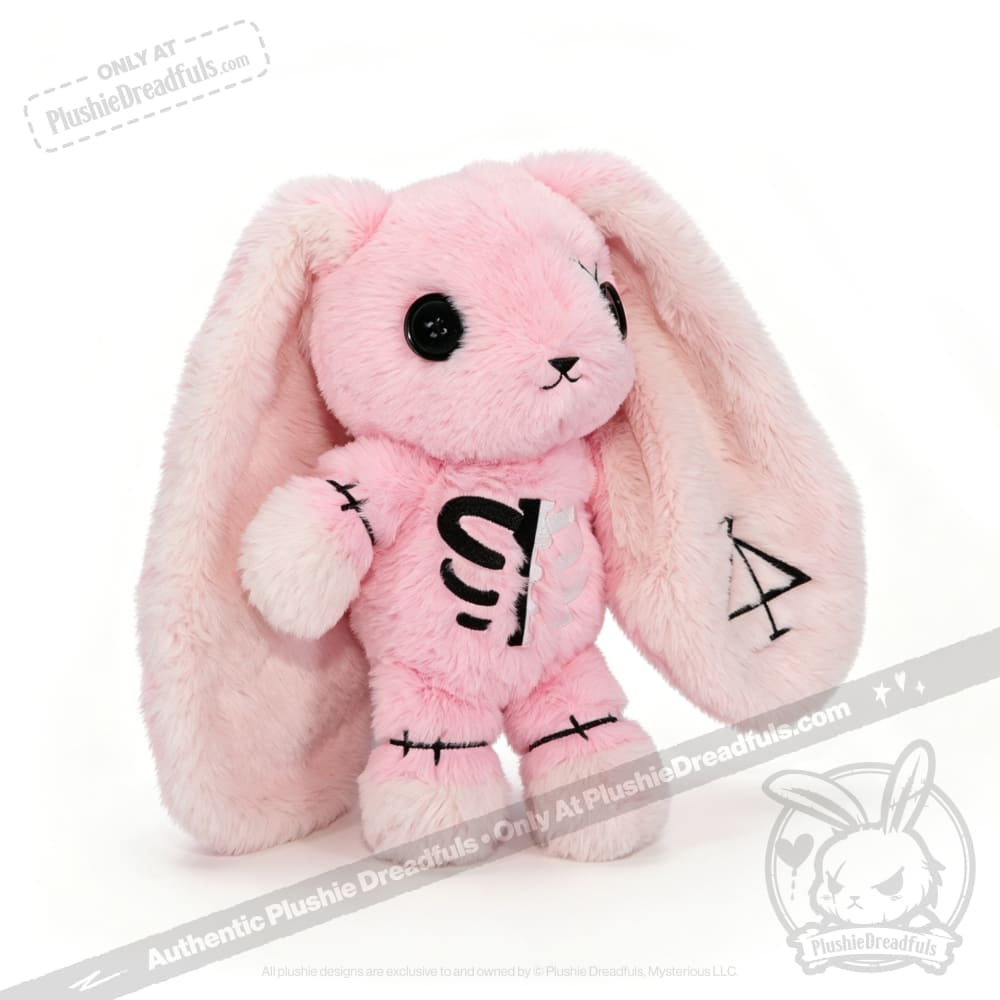 Plushie Dreadfuls - Scoliosis Rabbit Pink Limited Edition - Plush Stuffed Animal - plush