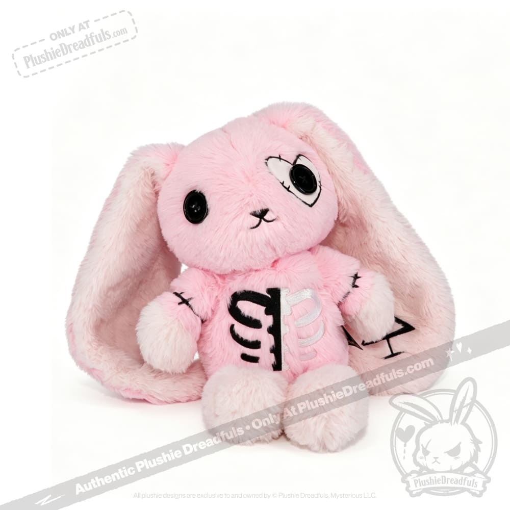 Plushie Dreadfuls - Scoliosis Rabbit Pink Limited Edition - Plush Stuffed Animal - plush