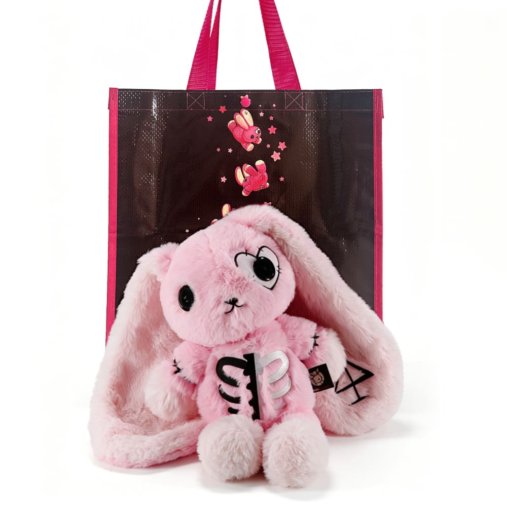 Plushie Dreadfuls - Scoliosis Rabbit Pink Limited Edition - Plush Stuffed Animal - plush