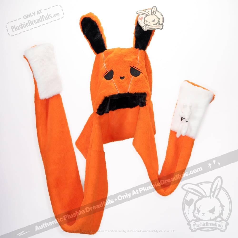 Scoodie Dreadful - Anxiety Rabbit Scarf Hoodie Hat