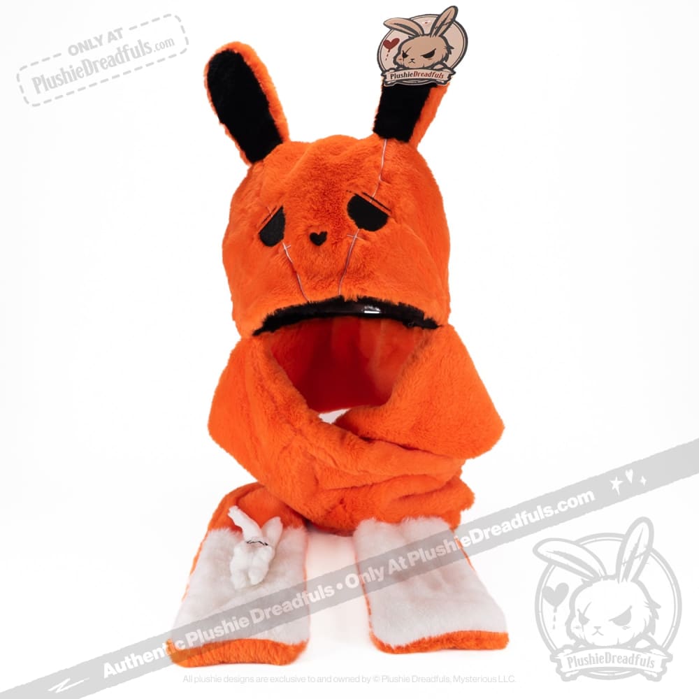 Scoodie Dreadful - Anxiety Rabbit Scarf Hoodie Hat