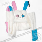 Scoodie Dreadful - Gender Dysphoria Rabbit Scarf Hoodie Hat