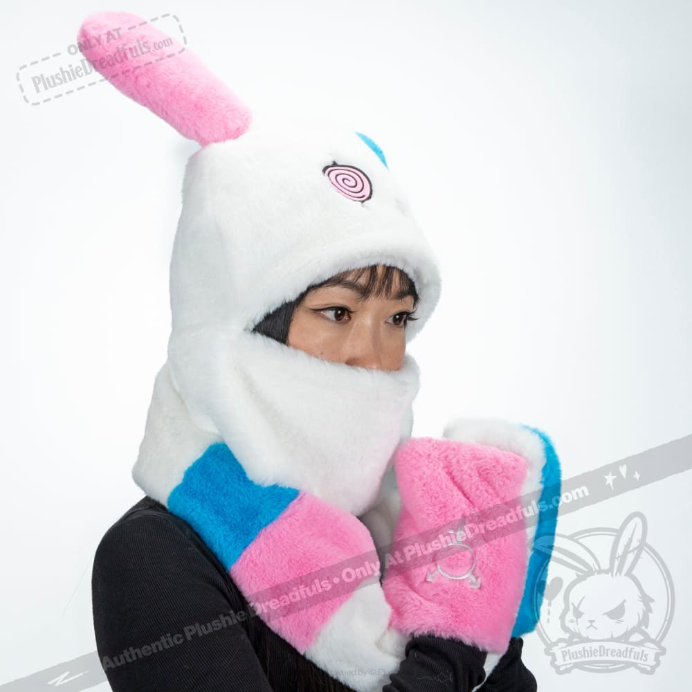 Scoodie Dreadful - Gender Dysphoria Rabbit Scarf Hoodie - Mysterious