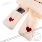 Scoodie Dreadful - Love Rabbit Scarf Hoodie Hat