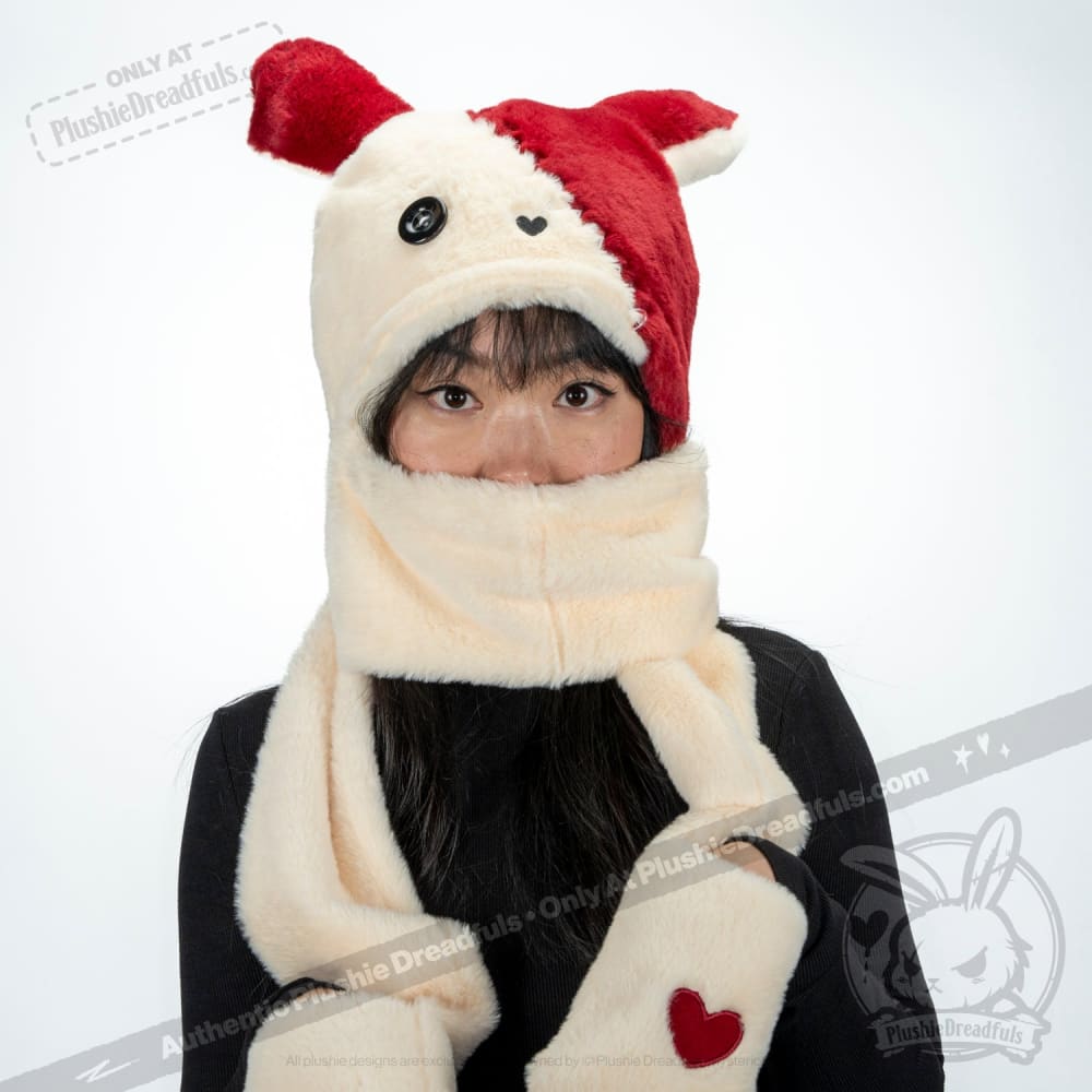 Scoodie Dreadful - Love Rabbit Scarf Hoodie - Mysterious