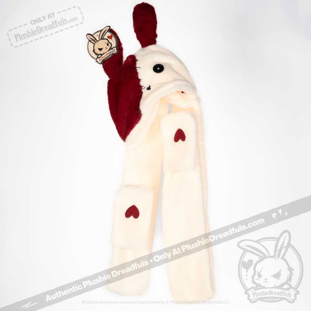 Scoodie Dreadful - Love Rabbit Scarf Hoodie Hat